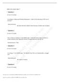 HIEU 201 QUIZ 7 &ndash; LECTURE QUESTION AND ANSWERS