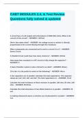 CABT MODULES 2&comma;4&comma; & Test Review Questions fully solved & updated