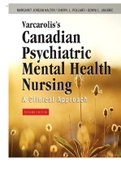 Halter: Varcarolis’s Canadian Psychiatric Mental Health Nursing, 2nd Edition complete test bank solution questions and answers 