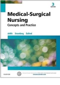 deWit: Medical-Surgical Nursing: Concepts & Practice, 3rd Edition complete solution test bank 