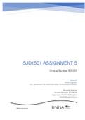 SJD1501 Assignment 5.