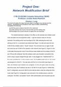 CYB-210-Q2386 Computer Networking 19EW2 Project One&colon; Network Modification