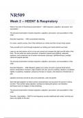 NR509 Week 2 -- HEENT & Respiratory Exam Questions and Answers 2024&sol;2025&lpar; A&plus; GRADED 100&percnt; VERIFIED&rpar;&period;