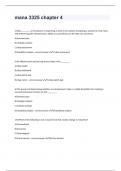 mana 3325 chapter 4 questions with 100&percnt; correct answers