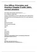 Fire Officer Principles and Practice Chapter 9 with 100- correct answers&period;
