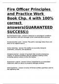 Fire Officer Principles and Practice Work Book Chp&period; 4 with 100&percnt; correct answers&lpar;GUARANTEED SUCCESS&rpar;&rpar;
