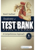 TEST BANK for Anatomy of Orofacial Structures-Comprehensive Approach 8th Edition Brand Isselhard. All Chapters 1-36. 370 Pages