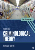 eBook for Criminological Theory&colon; The Essentials by Stephen G&period; Tibbetts