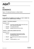 2020 AS ECONOMICS  Paper 2 The National Economy in a Global Context  Insert