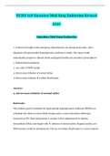 NURS 618 Saunders Med Surg Endocrine Revised latest update 