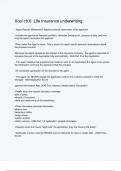 Xcel ch&period;6&period; Life Insurance underwriting Questions And Answers Rated A&plus; New Update Assured Satisfaction