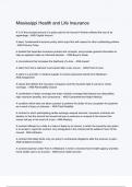 Mississippi Health and Life Insurance Questions And Answers Rated A&plus; New Update Assured Satisfaction