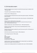 IL Life Insurance exam Questions And Answers Rated A&plus; New Update Assured Satisfaction