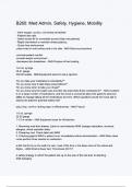 B260 Med Admin&comma; Safety&comma; Hygiene&comma; Mobility QUESTIONS AND CORRECT DETAILED ANSWERS WITH RATIONALES&comma; ALREADY GRADED A&plus;&period;pdf