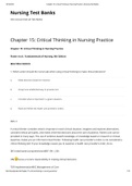 Critical Thinking in Nursing Practice &vert; Nursing Test Banks&period;