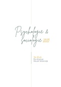 Psychologie & Sociologie 2021 (7e druk) | H1 t/m H11 + H14 