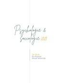 Psychologie & Sociologie 2021 &lpar;7e druk&rpar; &vert; H1 t&sol;m H11 &plus; H14 