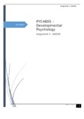 PYC4805 - ASSIGNMENT 4 ADULT DEVELOPMENT 
