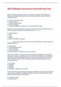 M&A Modeling Exam Answers from Wall Street Prep