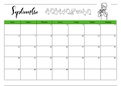 Calendarios / planificadores mensuales