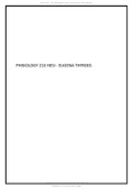 PHISIOLOGY 210 HESI - EUGENA THYROID&period;&period;&period;