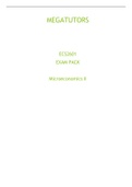 ECS2601 EXAM PACK Microeconomics II
