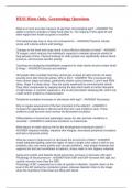 HESI Hints Only- Gerontology Questions 