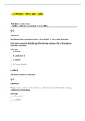 >NSG NU 621&comma;1&period;11 Week 1 Post-Class Exam 