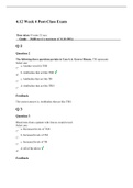 NSG NU 621 4&period;12 Week 4 Post-Class Exam 