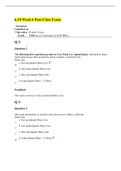 NSG NU 621 6&period;10 Week 6 Post-Class Exam 