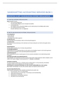 Samenvatting Fiscale jaarrekening&comma; ISBN&colon; 9789001823788  Accounting Services ACS &lpar;ACS&rpar;