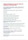 NUR230 &sol; NUR 230 Exam 3 &lpar;Latest 2024 &sol; 2025&rpar;&colon; The Childbearing &sol; Child Caring Family