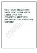 Exam &lpar;elaborations&rpar; NCLEX&sol;RN