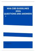 NHA CBS 2024 GUIDELINES QUESTIONS AND ANSWERS 
