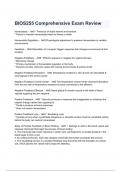 BIOS255 Comprehensive Exam Review Questions and Answers 2024&sol;2025&lpar; A&plus; GRADED 100&percnt; VERIFIED&rpar;&period;