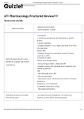 ATI Pharmacology Proctored Review