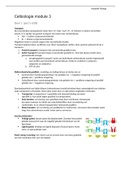 Celbiologie Psychobiologie Module 3