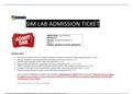 SIM LAB ADMISSION TICKET &vert; Patient Name&colon; Jason Eastland SIM Visit&colon; &num; 4 Scenario&colon; Aspiration Pneumonia SLS&colon; N&sol;A Allergies&colon; Morphine&comma; Lisinopril&comma; Epinephrine