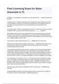 45 hour post licensing 2026&sol;2027 Questions And Correct  Detailed  Answers With Rationales