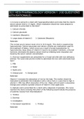 2021 HESI PHARMACOLOGY VERSION 1  &lpar;100 QUESTIONS  WITH RATIONALE&rpar;