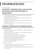 Basic Clinical Pharmacology Bertram, Katzung 15th Edition Summary - Chapter 1 and Chapter 2