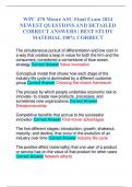 WPC 470 Moore ASU Final Exam 2024 NEWEST QUESTIONS AND DETAILED CORRECT ANSWERS &vert; BEST STUDY MATERIAL 100&percnt; CORRECT