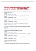 OHSAA General Knowledge Test With complete solution 2024&sol;25 RATED A&plus;