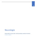 Samenvatting pathologie 2V: verpleegkundige aandachtspunten Neurologie 