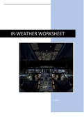 Instrument rules & Weather notes for flight exam 