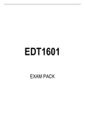 EDT1601 EXAM PACK 2022