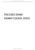 Experience Overview FOCUSED EXAM COUGH Patient Danny Rivera Digital Clinical Experience Score 100%