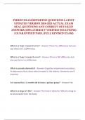 PMHNP EXAM REPORTED QUESTIONS LATEST UPDATED VERSION 2024-2025 ACTUAL EXAM REAL QUESTIONS AND CORRECT DETAILED ANSWERS &lpar;100&percnt; CORRECT VERIFIED SOLUTIONS&rpar; &vert;GUARANTEED PASS&period; &lpar;FULL REVISED EXAM&rpar;
