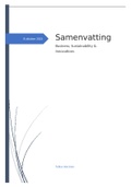 Samenvatting  Business Sustainability And Innovation &lpar;GEO3-2122&rpar;