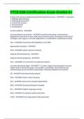 FTCE ESE Certification Exam Graded A&plus;